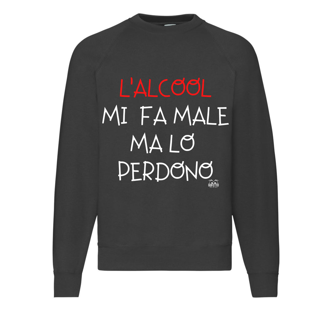 Felpa Classic Uomo Donna LO PERDONO ( L602164398 ) - Gufetto Brand
