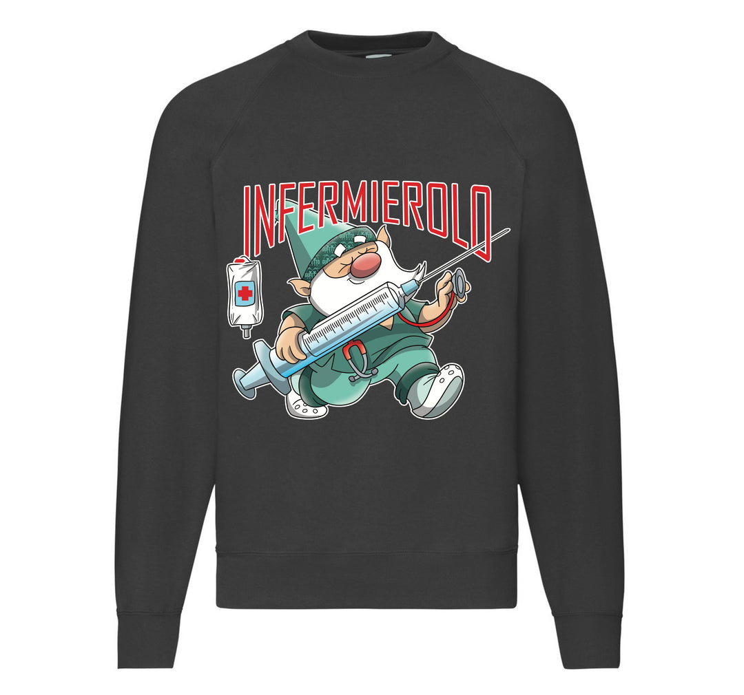 Felpa Classic Uomo Donna INFERMIEROLO ( IN4378659 ) - Gufetto Brand