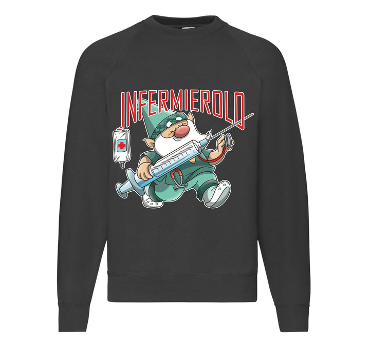 Felpa Classic Uomo Donna INFERMIEROLO ( IN4378659 ) - Gufetto Brand