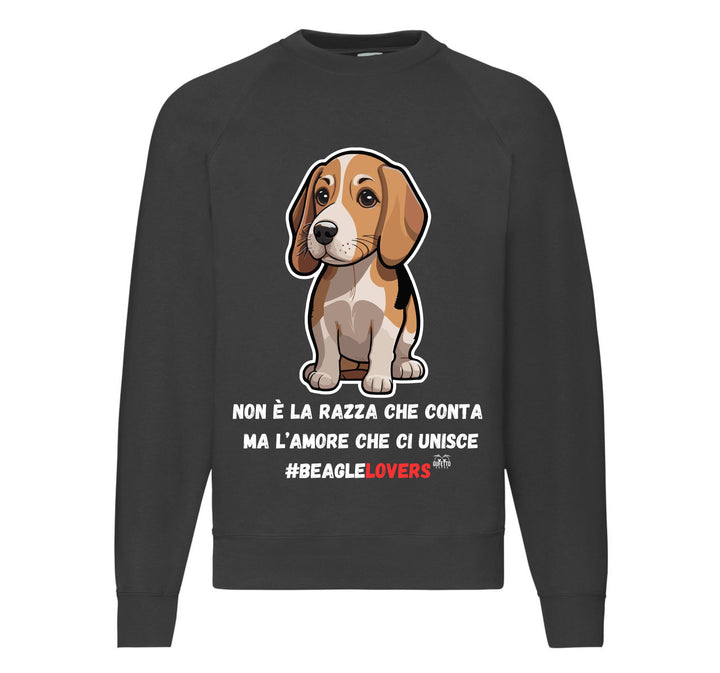 Felpa Classic Uomo Donna BEAGLE LOVERS ( B802388654 ) - Gufetto Brand