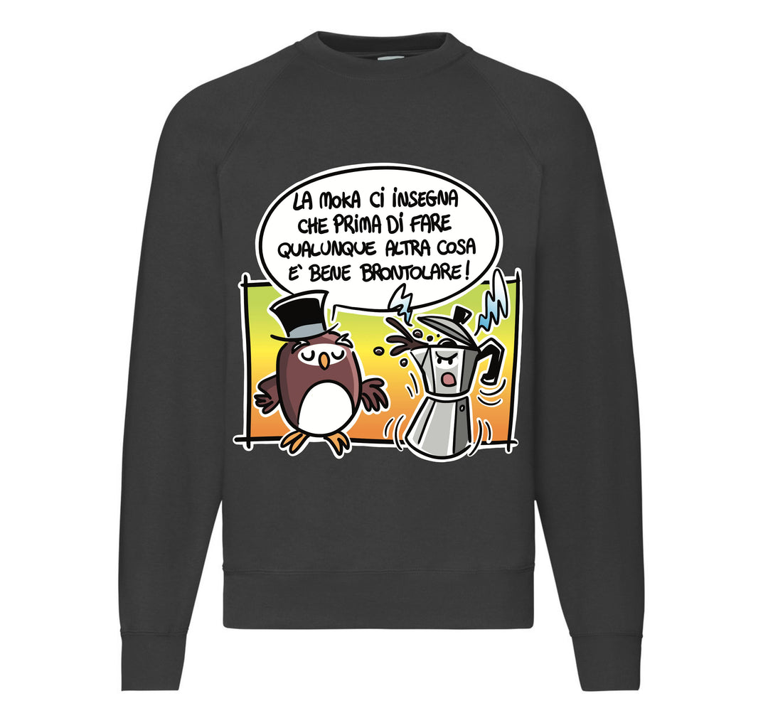 Felpa Classic Uomo Donna LA MOKA ( MO32567458 ) - Gufetto Brand