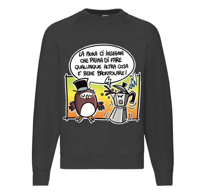 Felpa Classic Uomo Donna LA MOKA ( MO32567458 ) - Gufetto Brand