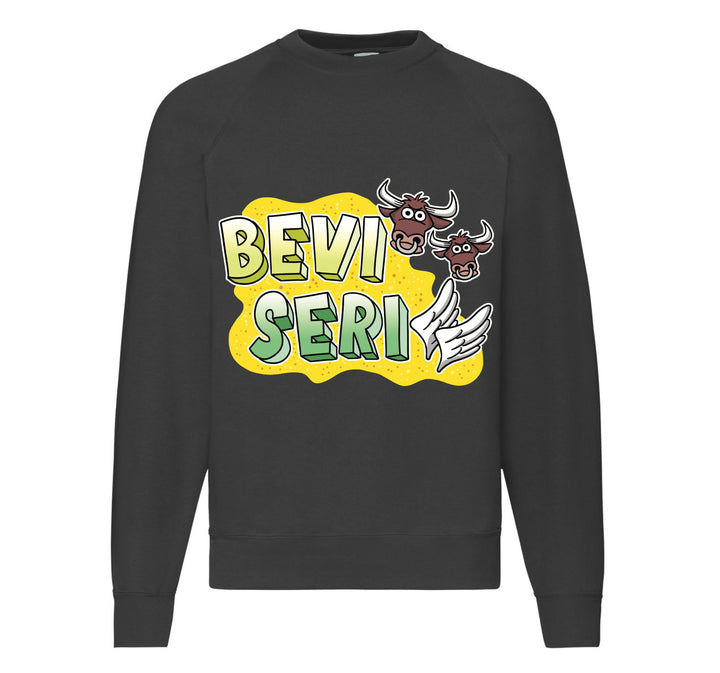 Felpa Classic Uomo Donna REBUS BEVITORI SERIALI ( BS82563258 ) - Gufetto Brand