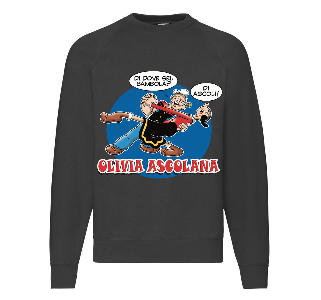 Felpa Classic Uomo Donna REBUS OLIVIA ( BR0999543 ) - Gufetto Brand