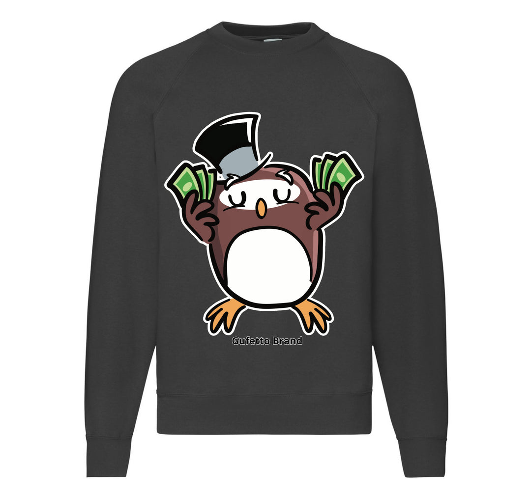 Felpa Classic Uomo Donna GUFETTO SOLDI ( GS6667905632 ) - Gufetto Brand