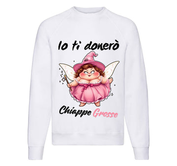 Felpa Classic Uomo Donna Le Fatine Ignoranti CHIAPPE GROSSE ( CG7098452 )