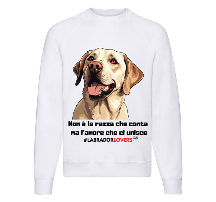 Felpa Classic Uomo Donna LABRADOR LOVERS ( LA89365879 ) - Gufetto Brand