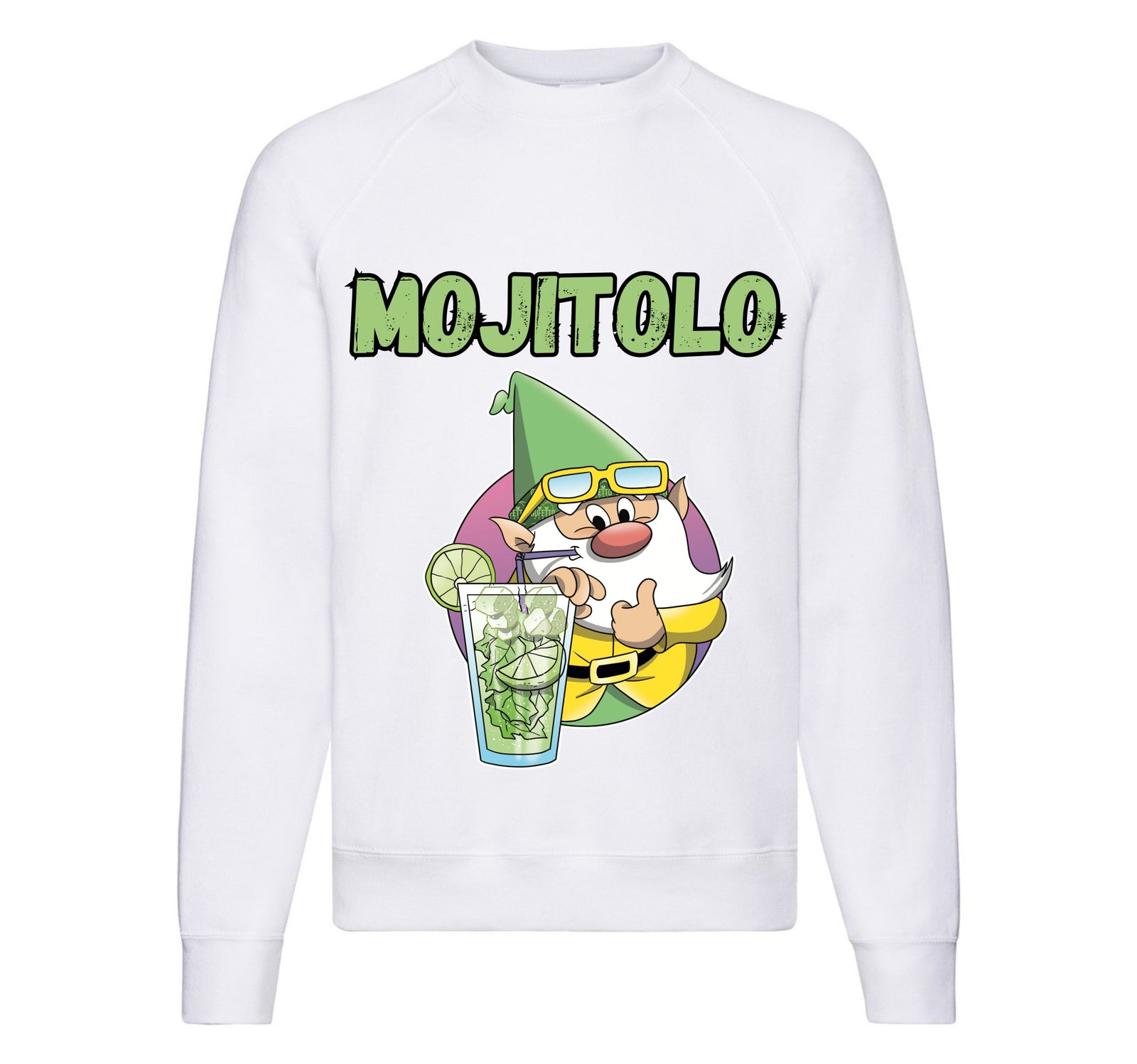 Felpa Classic Uomo Donna MOJITOLO 2 ( M3211110976 ) - Gufetto Brand
