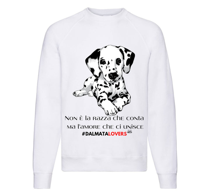 Felpa Classic Uomo Donna DALMATA LOVERS ( DA45908743 ) - Gufetto Brand