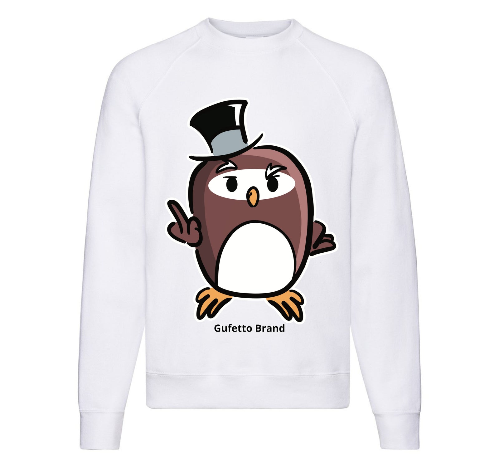 Felpa Classic Uomo Donna GUFETTO FU*K ( G99900032 ) - Gufetto Brand