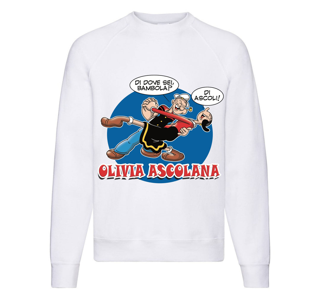 Felpa Classic Uomo Donna REBUS OLIVIA ( BR0999543 ) - Gufetto Brand