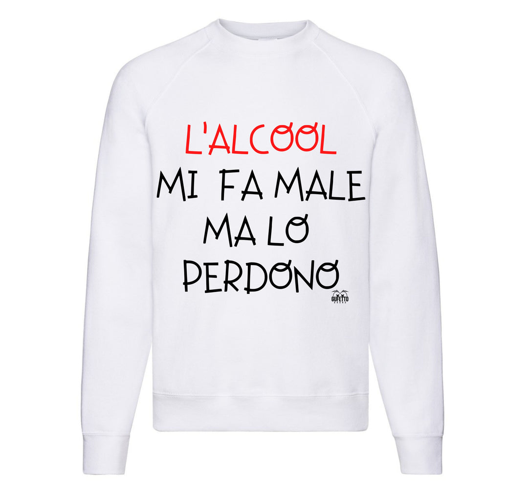 Felpa Classic Uomo Donna LO PERDONO ( L602164398 ) - Gufetto Brand