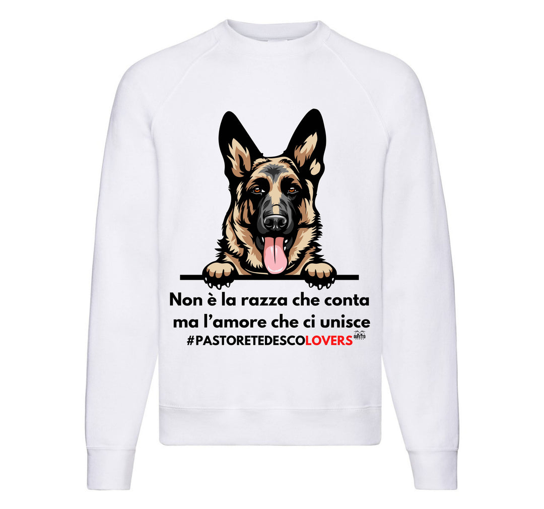 Felpa Classic Uomo Donna PASTORE TEDESCO LOVERS ( PT770932856 ) - Gufetto Brand