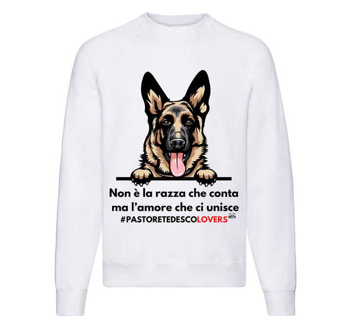 Felpa Classic Uomo Donna PASTORE TEDESCO LOVERS ( PT770932856 ) - Gufetto Brand