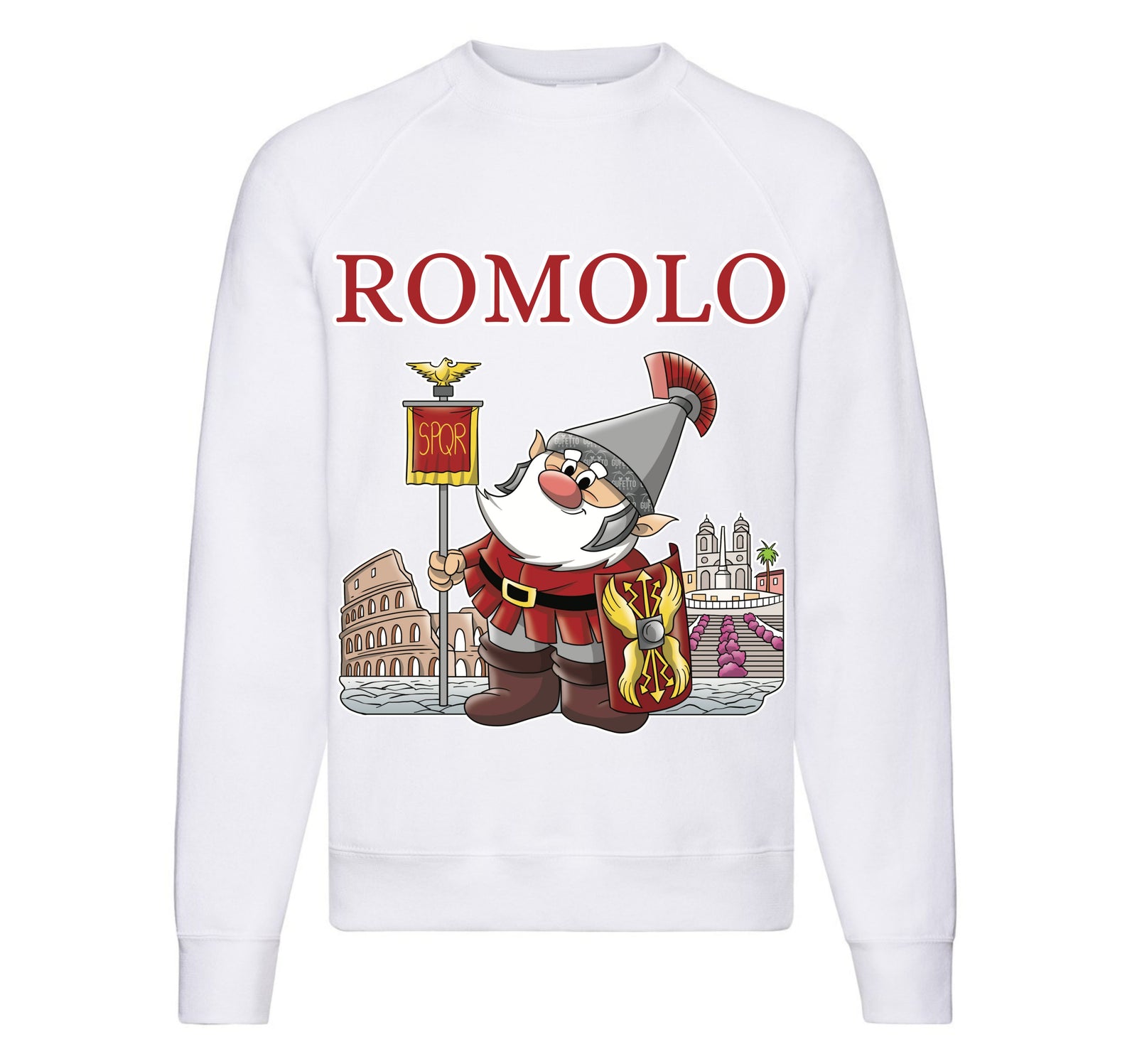 Felpa Classic Uomo Donna ROMOLO ( 777093451 ) - Gufetto Brand