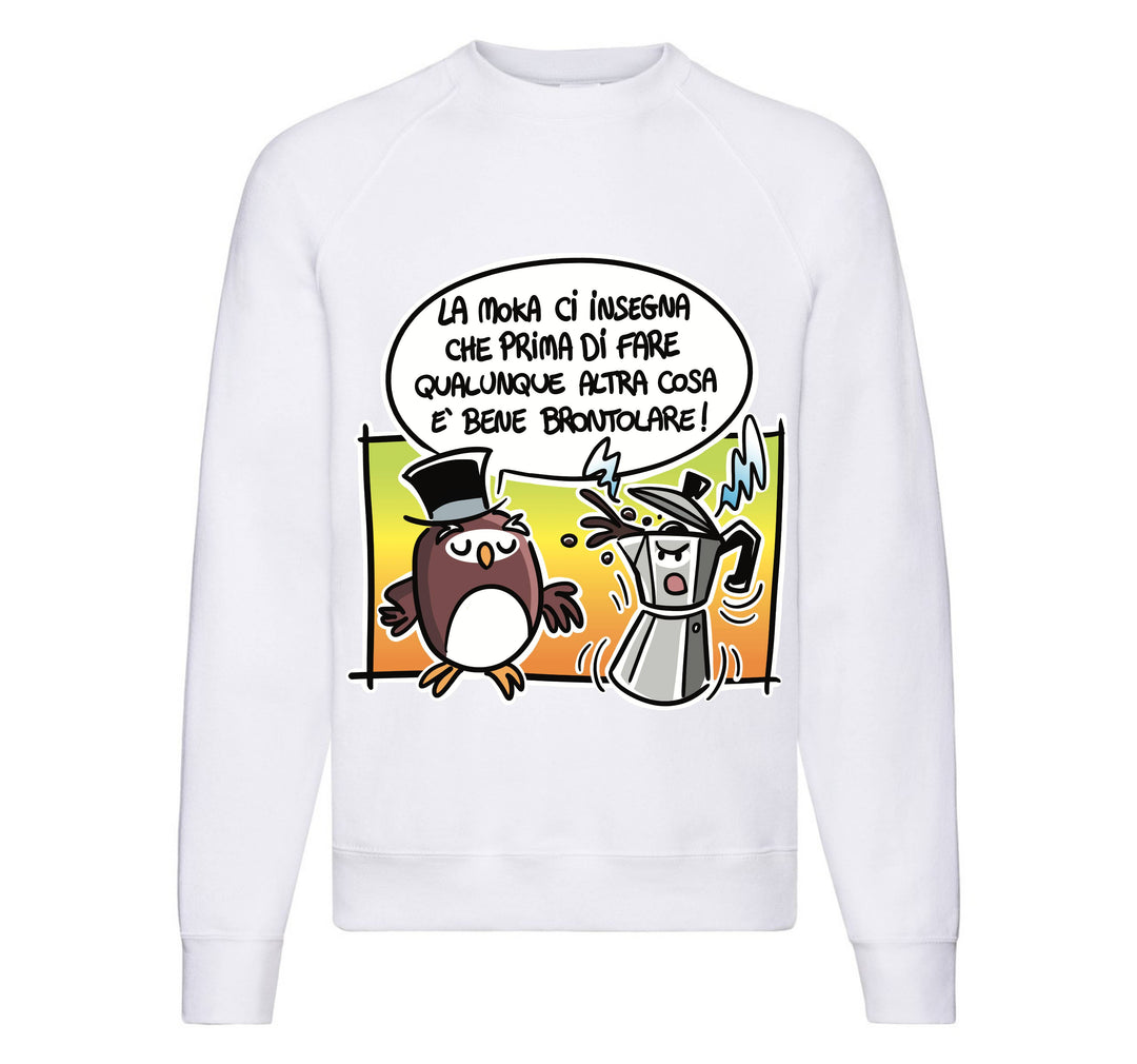 Felpa Classic Uomo Donna LA MOKA ( MO32567458 ) - Gufetto Brand