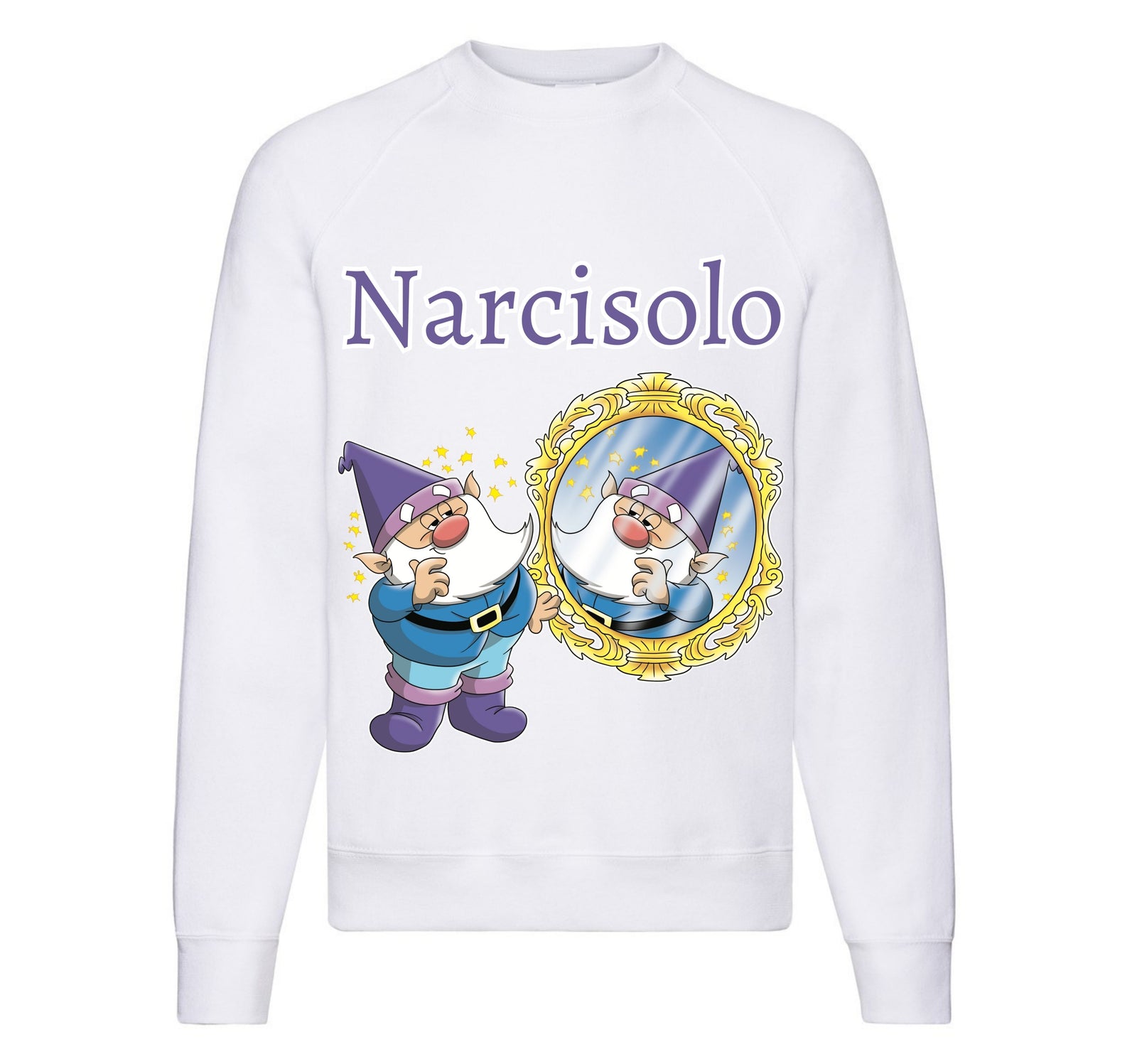 Felpa Classic Uomo Donna NARCISOLO ( N50973287 ) - Gufetto Brand