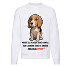 Felpa Classic Uomo Donna BEAGLE LOVERS ( B802388654 ) - Gufetto Brand