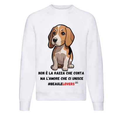 Felpa Classic Uomo Donna BEAGLE LOVERS ( B802388654 )