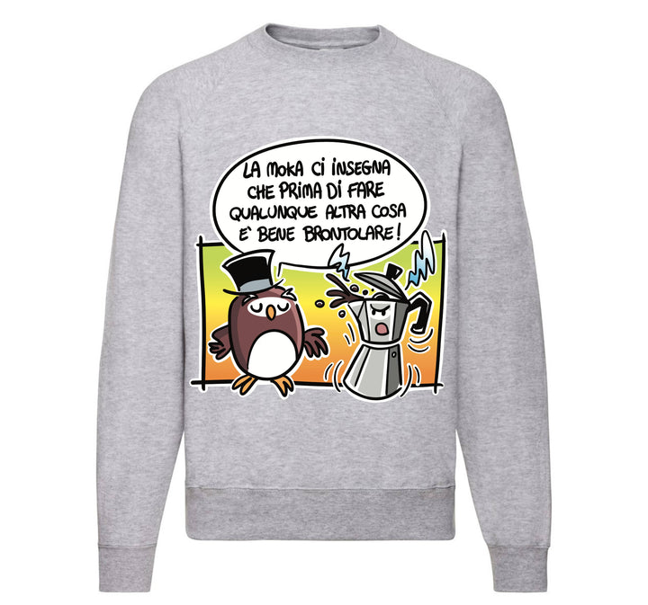 Felpa Classic Uomo Donna LA MOKA ( MO32567458 ) - Gufetto Brand