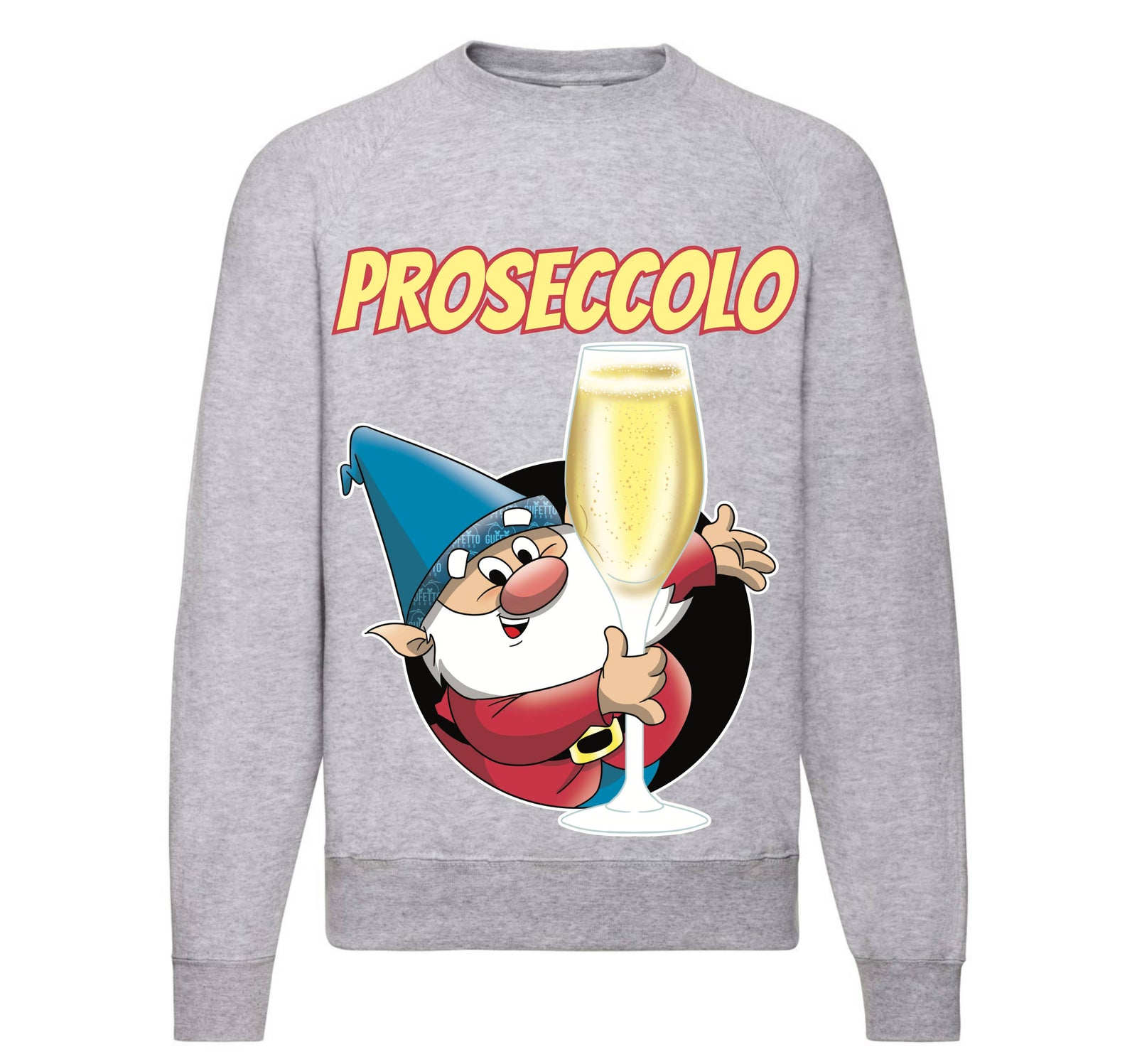 Felpa Classic Uomo Donna PROSECCOLO NEW ( PS679021654  ) - Gufetto Brand