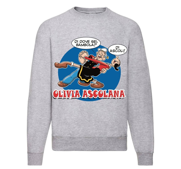 Felpa Classic Uomo Donna REBUS OLIVIA ( BR0999543 ) - Gufetto Brand