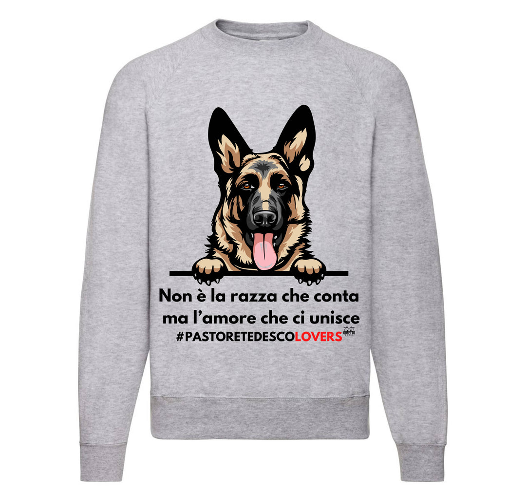 Felpa Classic Uomo Donna PASTORE TEDESCO LOVERS ( PT770932856 ) - Gufetto Brand