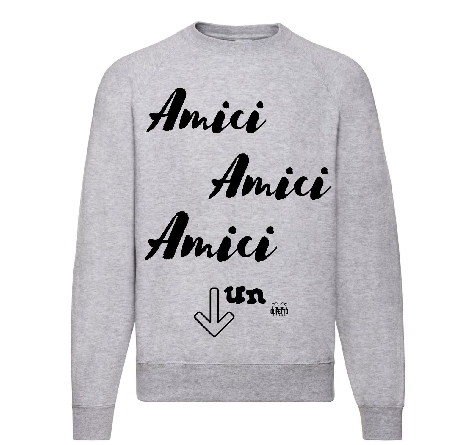 Felpa Classic Uomo Donna AMICI ( A55670921  ) - Gufetto Brand