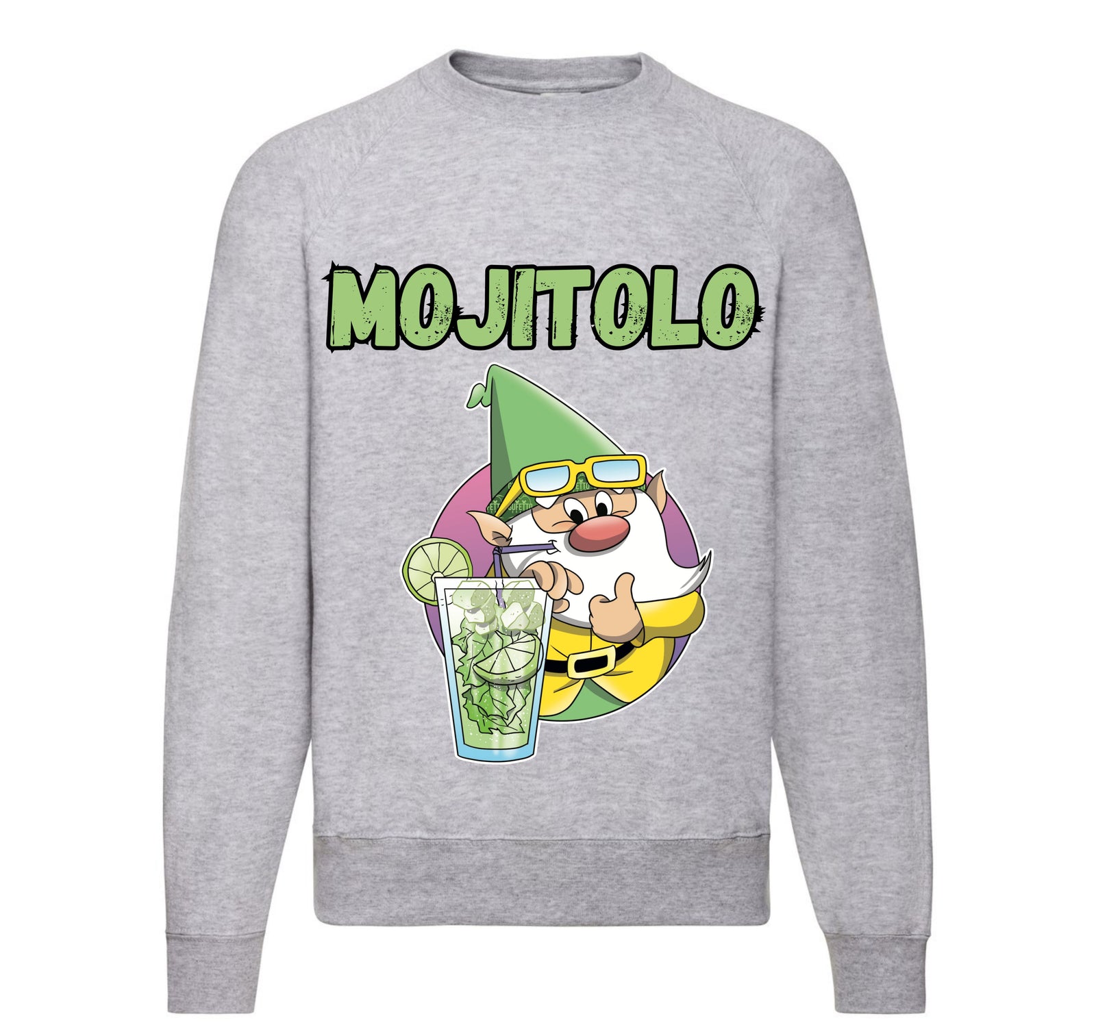 Felpa Classic Uomo Donna MOJITOLO 2 ( M3211110976 ) - Gufetto Brand