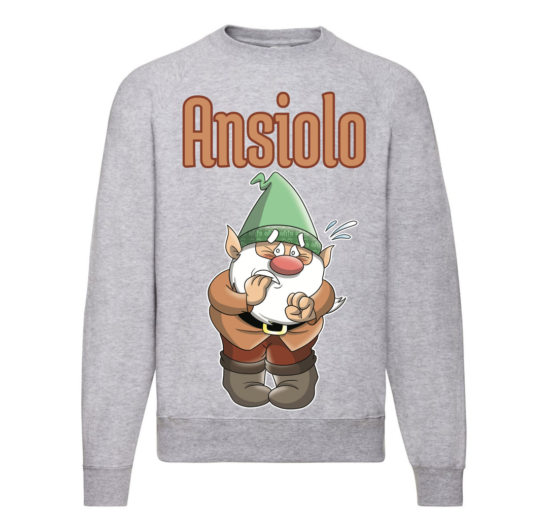 Felpa Classic Uomo Donna ANSIOLO TWO ( A888310987 ) - Gufetto Brand
