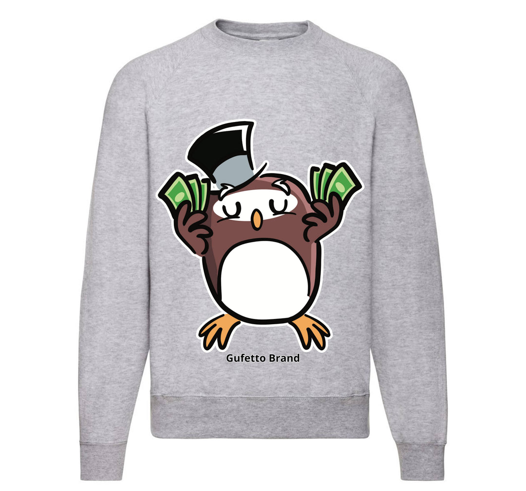 Felpa Classic Uomo Donna GUFETTO SOLDI ( GS6667905632 ) - Gufetto Brand