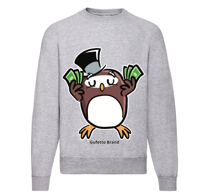 Felpa Classic Uomo Donna GUFETTO SOLDI ( GS6667905632 ) - Gufetto Brand