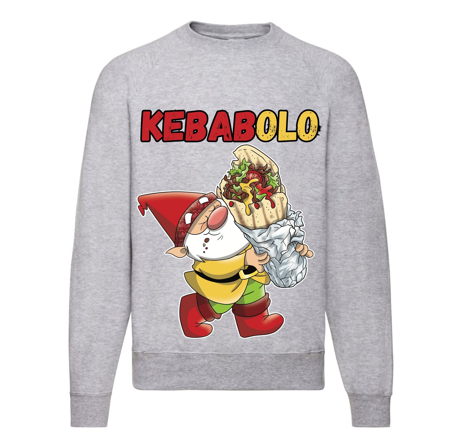 Felpa Classic Uomo Donna KEBABOLO ( K8883209678 ) - Gufetto Brand