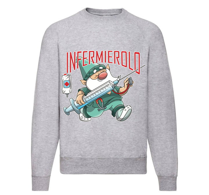 Felpa Classic Uomo Donna INFERMIEROLO ( IN4378659 ) - Gufetto Brand