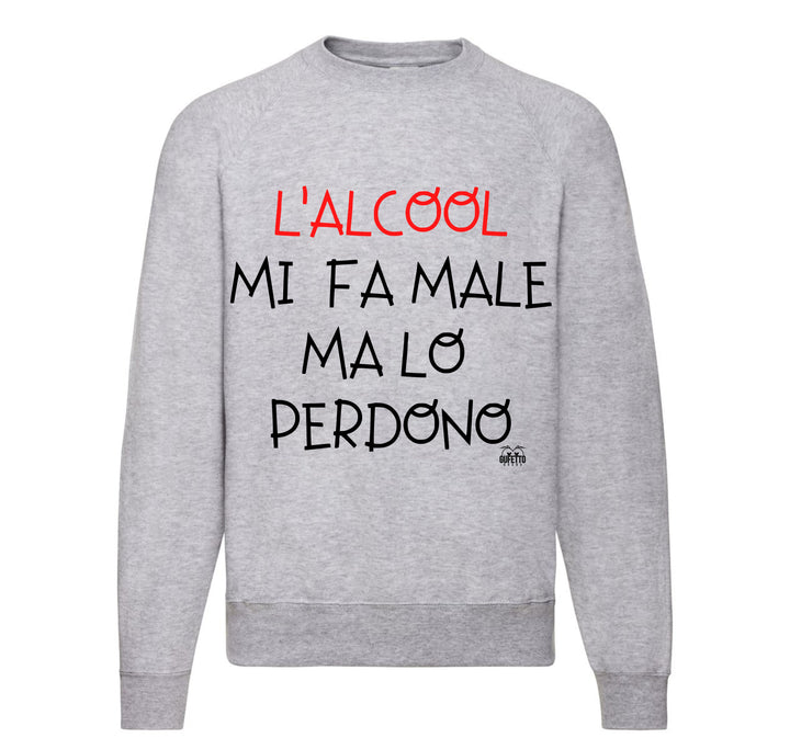 Felpa Classic Uomo Donna LO PERDONO ( L602164398 ) - Gufetto Brand