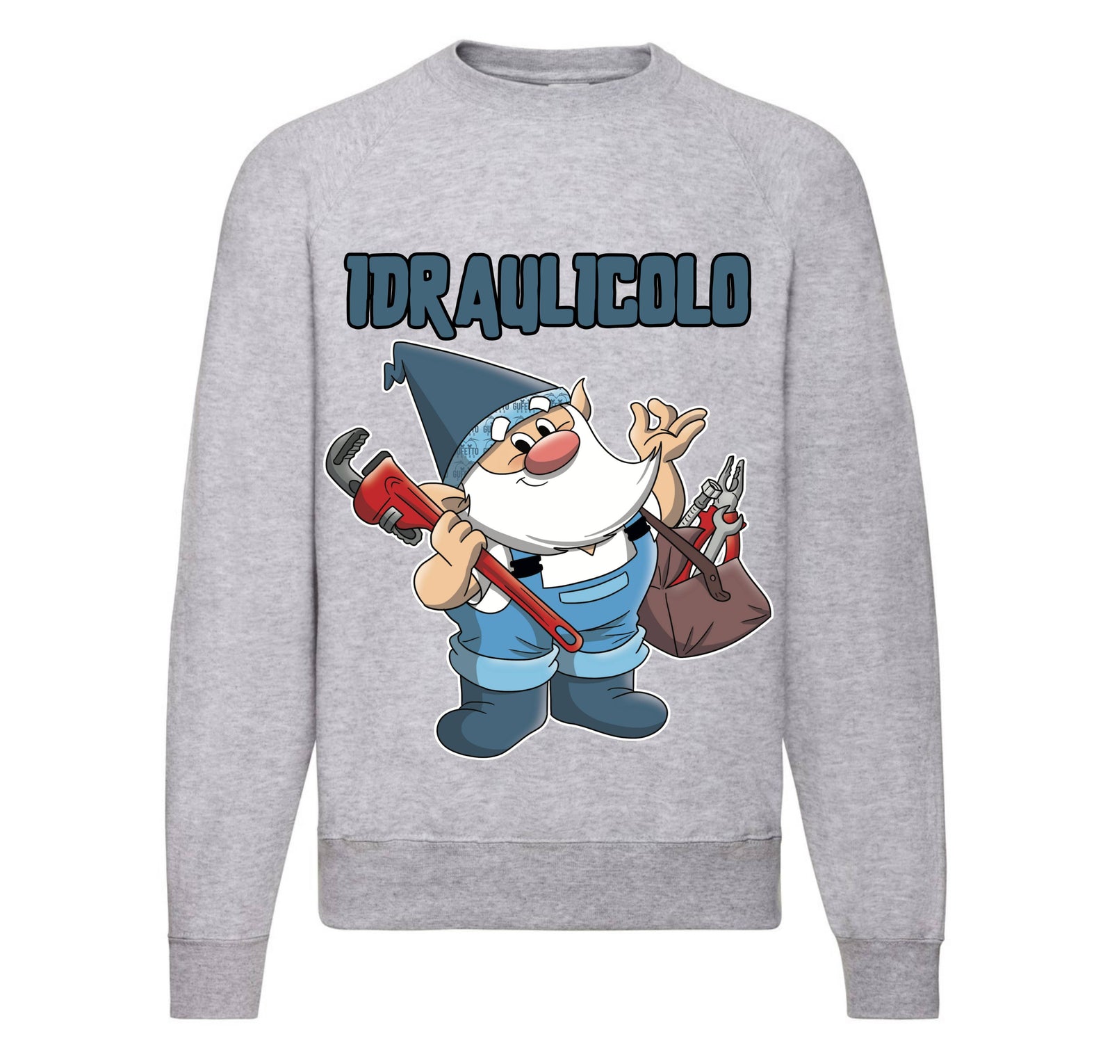 Felpa Classic Uomo Donna IDRAULICOLO ( ID09831267 ) - Gufetto Brand