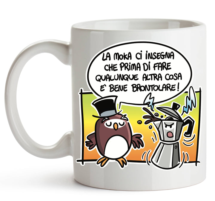 Tazza LA MOKA ( MO32567458 ) - Gufetto Brand