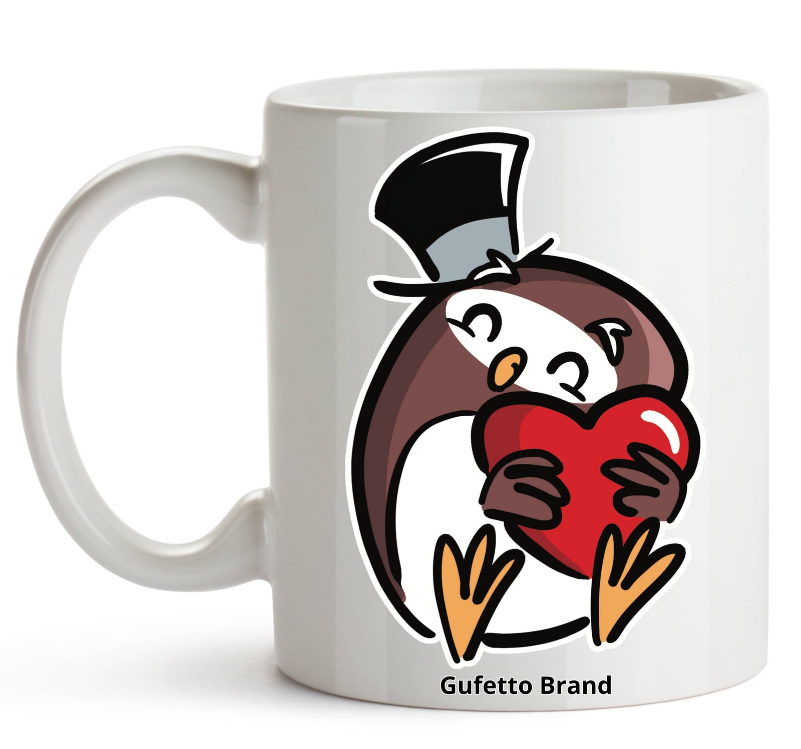 Tazza GUFETTO CUORE ( GC309811128 ) - Gufetto Brand