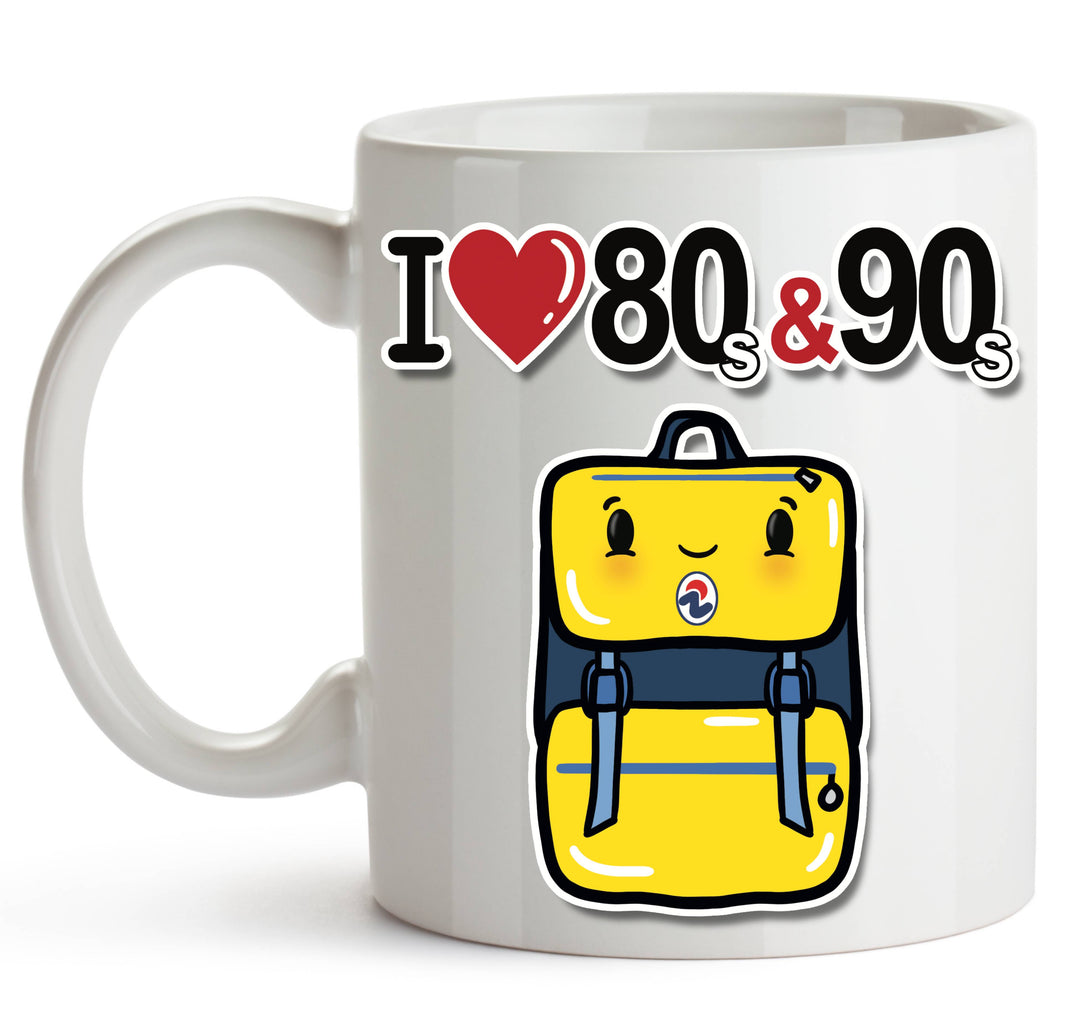 Tazza I LOVE 80/90 ZAINO ( ZA89056478 ) - Gufetto Brand