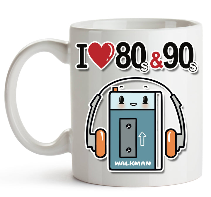 Tazza I LOVE 80/90 WALKMAN ( WA8054362 ) - Gufetto Brand