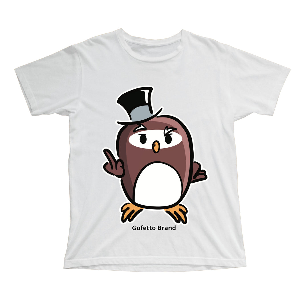 T-shirt Bambino/a GUFETTO FU*K ( G99900032 ) - Gufetto Brand