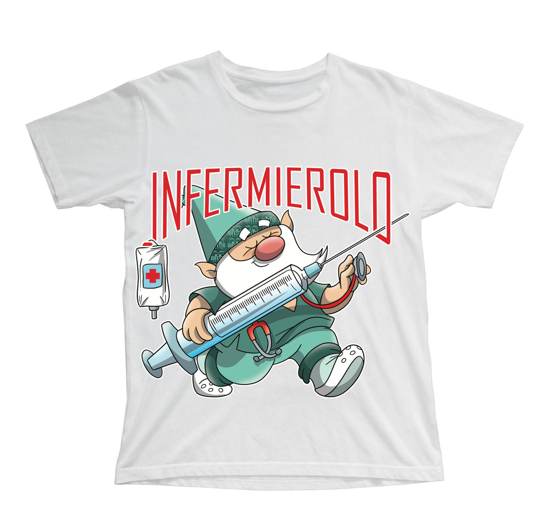 T-shirt Bambino/a INFERMIEROLO ( IN4378659 ) - Gufetto Brand