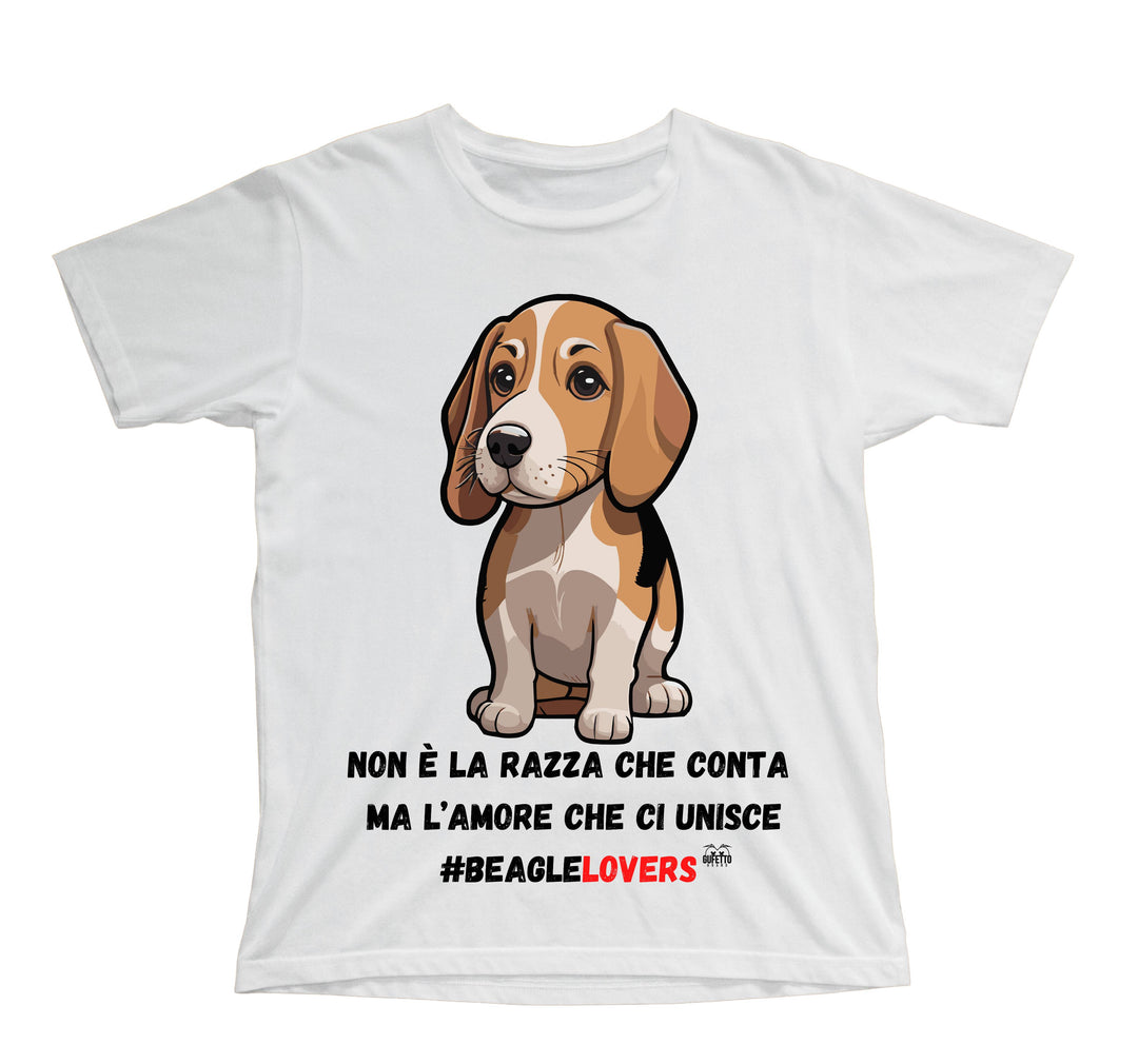 T-shirt Bambino/a BEAGLE LOVERS ( B802388654 ) - Gufetto Brand