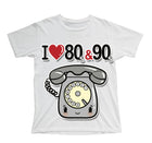 T-shirt Bambino/a I LOVE 80/90 TELEFONO ( T893666578 ) - Gufetto Brand