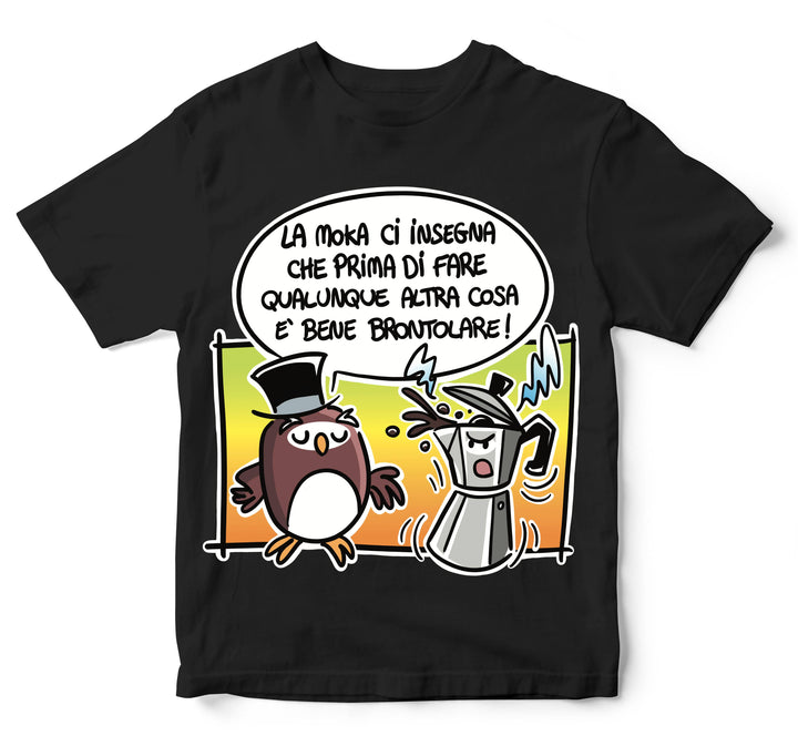 T-shirt Bambino/a LA MOKA ( MO32567458 ) - Gufetto Brand