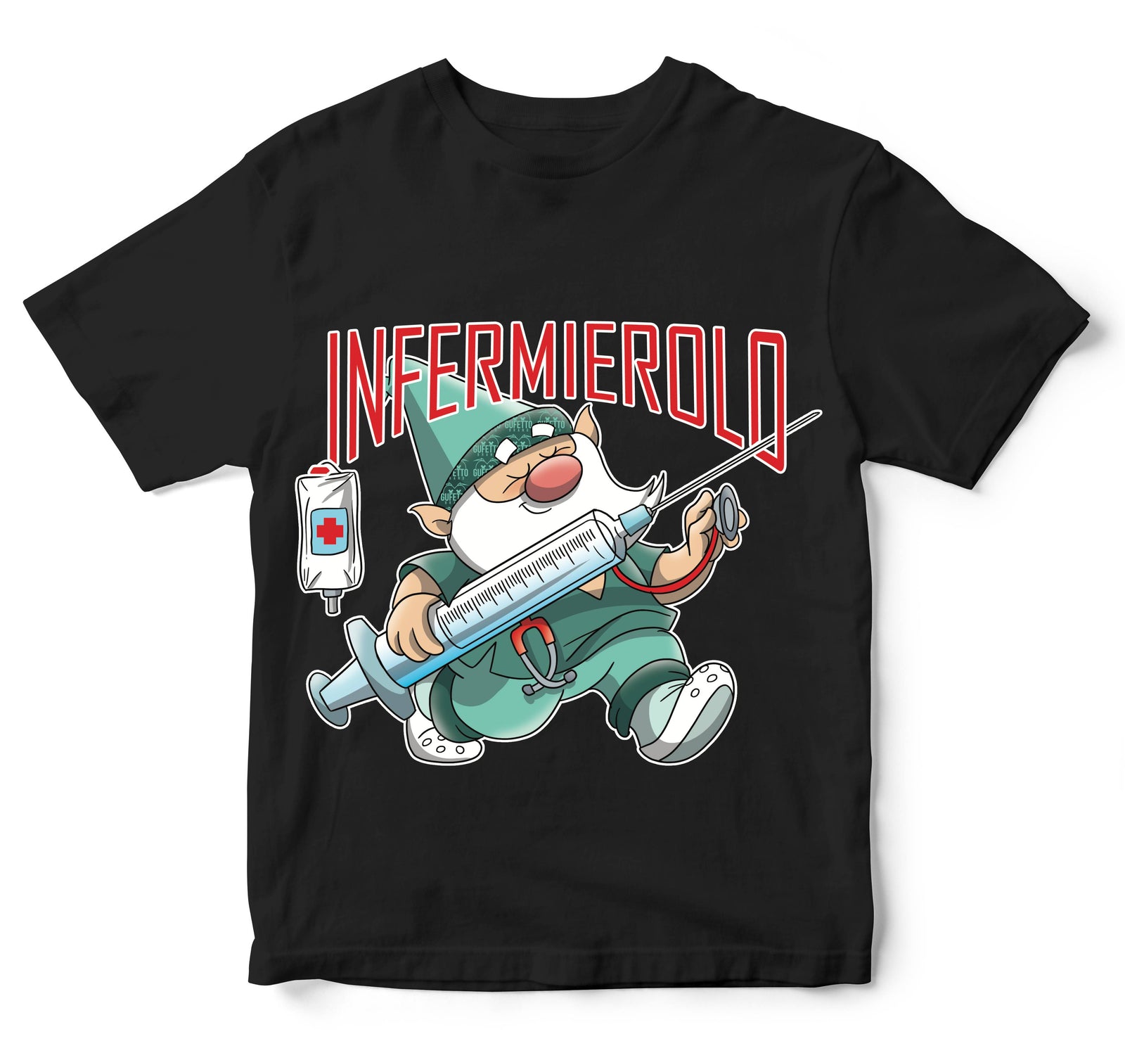 T-shirt Bambino/a INFERMIEROLO ( IN4378659 ) - Gufetto Brand