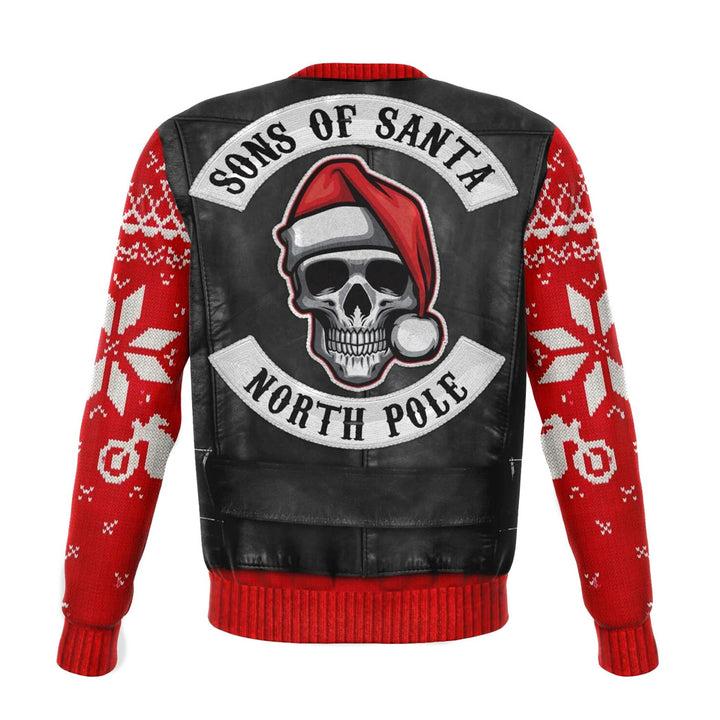 Nuovo maglione girocollo da uomo natalizio in due pezzi finto stampato in 3D - Gufetto Brand