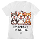 T-shirt Donna TRE GATTI FA ( TR8019274653758 ) - Gufetto Brand