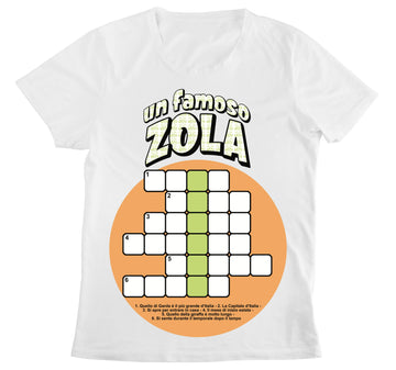 T-shirt Donna UN FAMOSO ZOLA ( GZ852369741 )