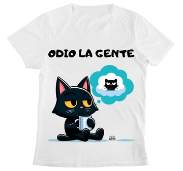 T-shirt Donna GATTO ODIO ( GO88356987 )